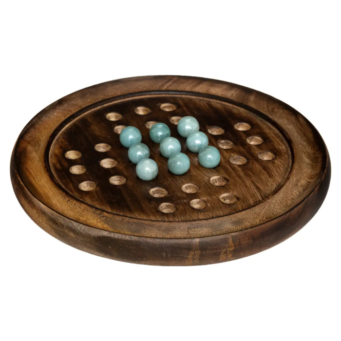 Jeu de solitaire Sayon D.22cm manguier