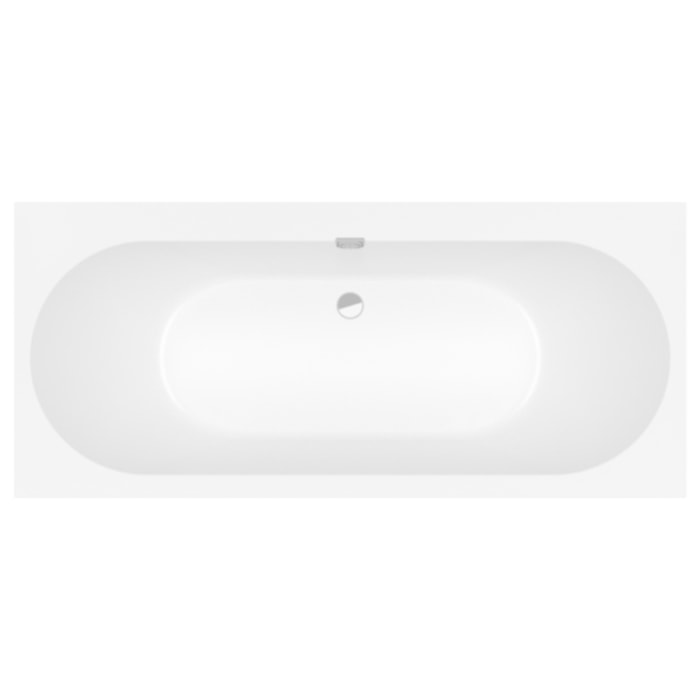 Baignoire droite 170 x 75 VILLEROY & BOCH Oberon 2.0 blanc mat