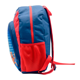 Zaino per bambini Italian Brainrot. Tasca laterale. Interno completamente foderato e personalizzato. Schienale imbottito. Spallacci ergonomici, regolabili e imbottiti.