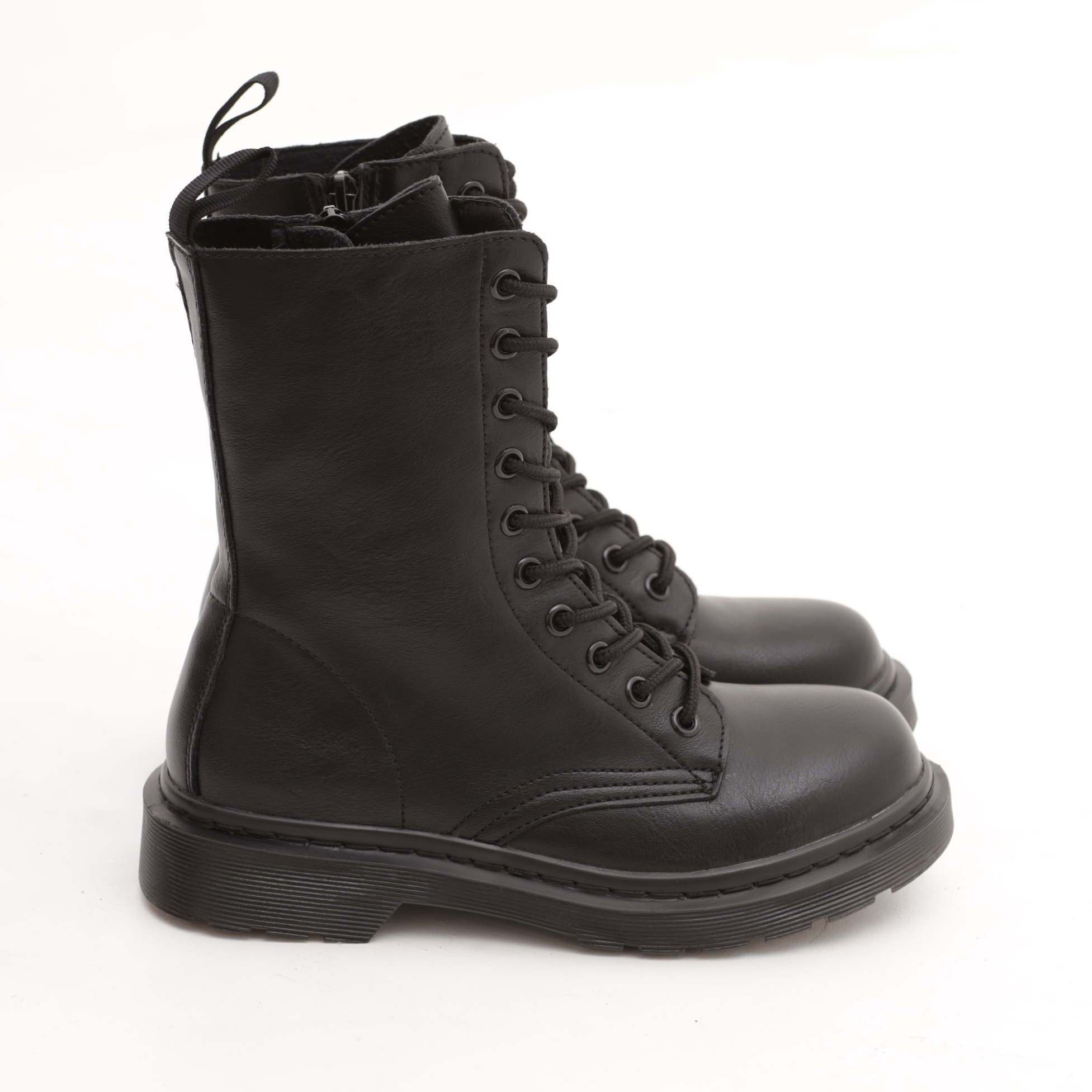 ANFIBIO ALTO CON ZIP NERO