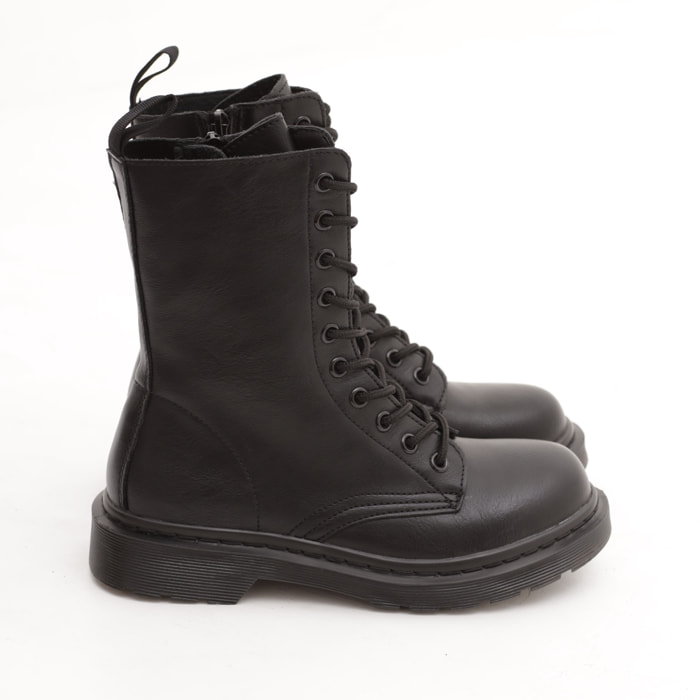 ANFIBIO ALTO CON ZIP NERO