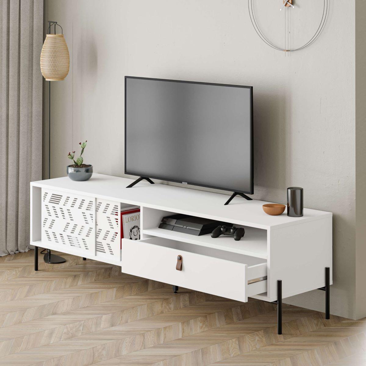 Mueble Tv Dionysos 2 Puertas 1 Cajon