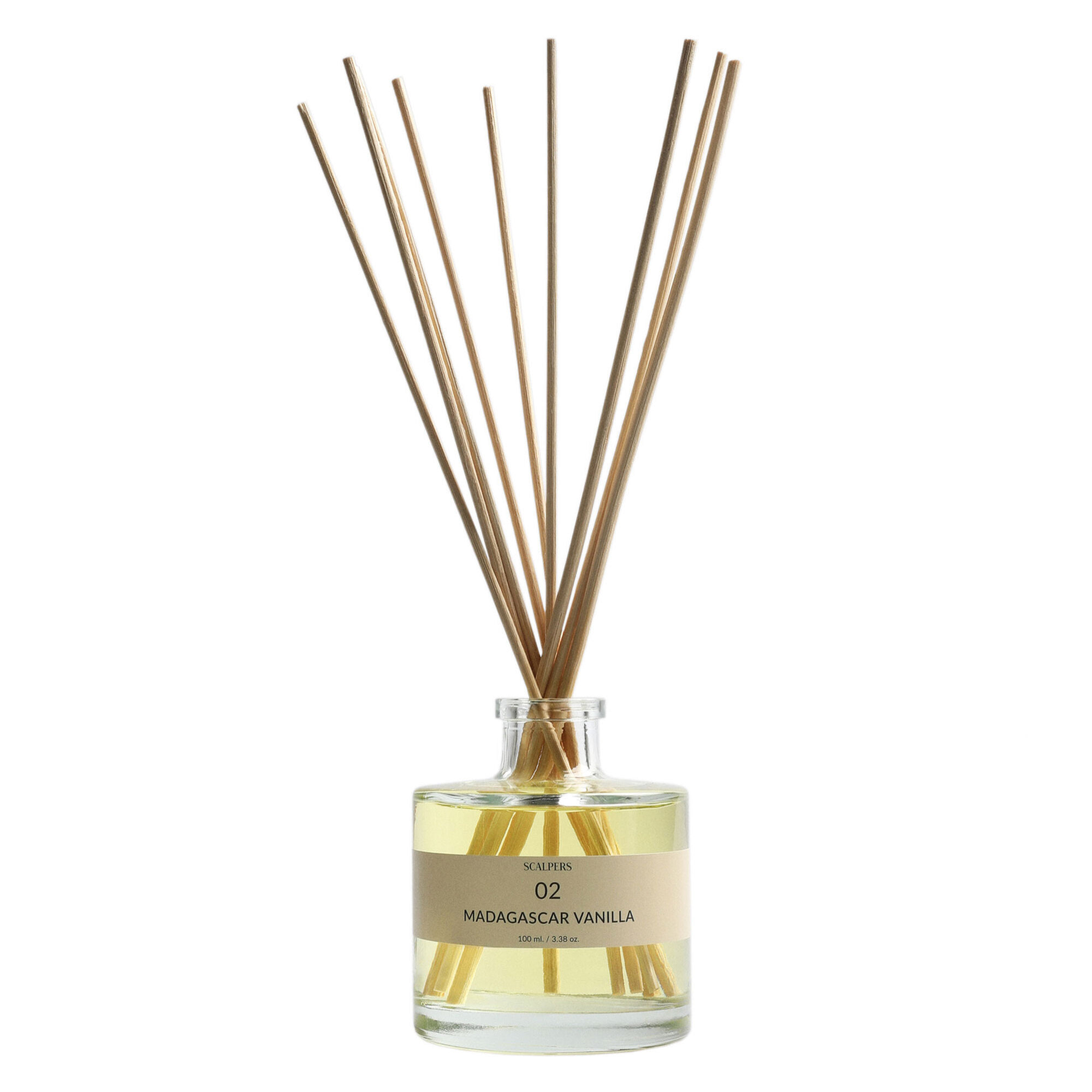 Set de 2 difusores mikado de 100ml aroma vainilla de madagascar scalpers