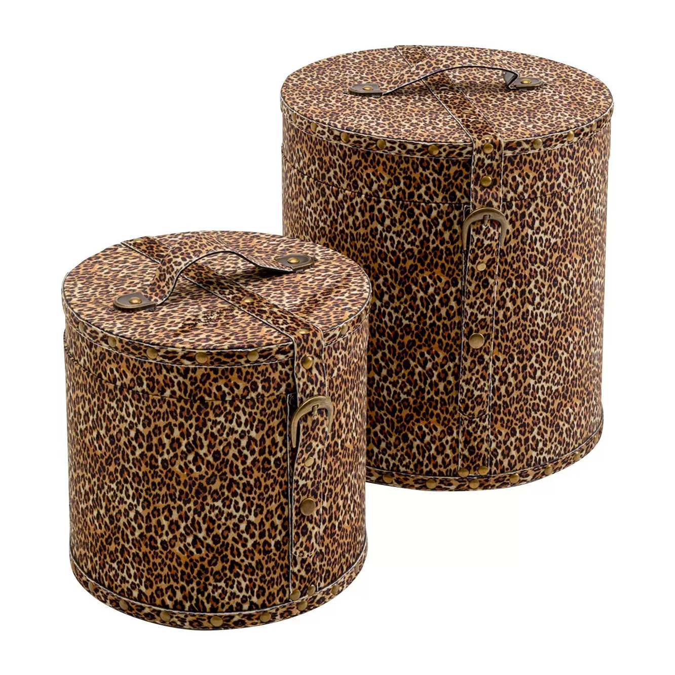 Boîtes Wild Animal léopard set de 2 Kare Design