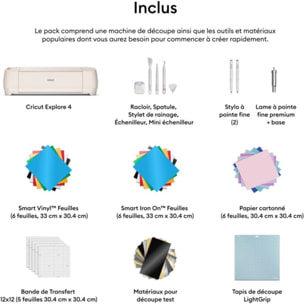 Machine de découpe CRICUT Bundle Explore 4 Seashell
