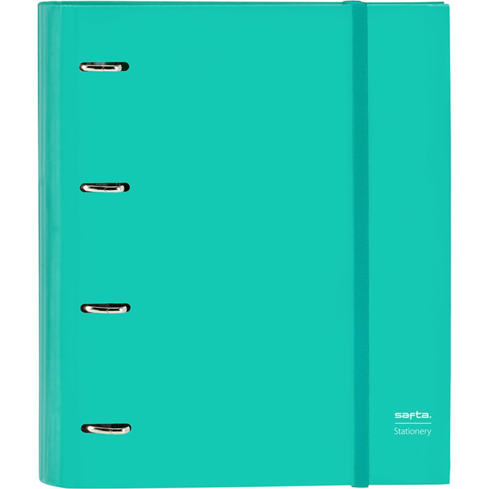 Carpeta 4 anillas 35mm c/recambio safta menta