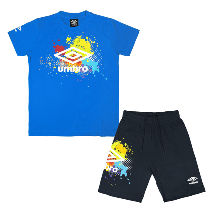 Completo Corto Ragazzo UMBRO Cotone 8 / 16 Anni
