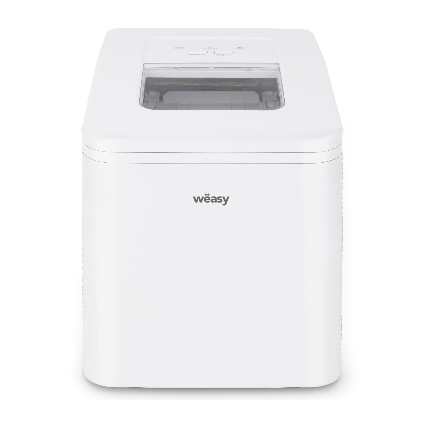 WEASY IGLOO8 - Máquina Para Hacer Hielo, Blanca, Control Electronico, Tapa Transparente, Ciclo Produccion 9min, 120W.
