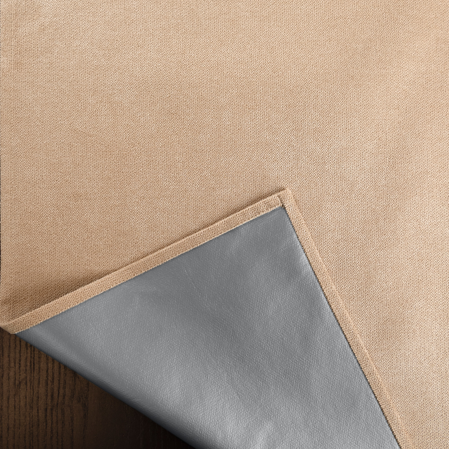 Rideau thermique occultant à œillets et réflecteur de chaleur - Beige