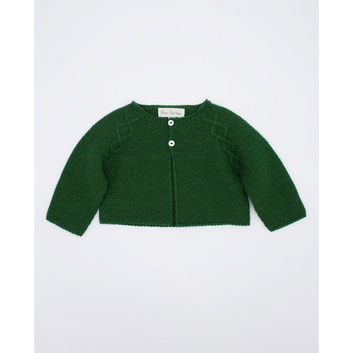 CHAQUETA TRICOT TRENZA