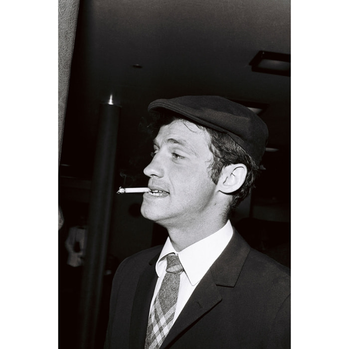 Tableau noir et blanc célébrité Jean-Paul Belmondo Tableau alu Dibond