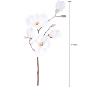 Ramo fiori magnolia - Pezzi 12 - 20xH76x15cm - Bianchi Dino SpA