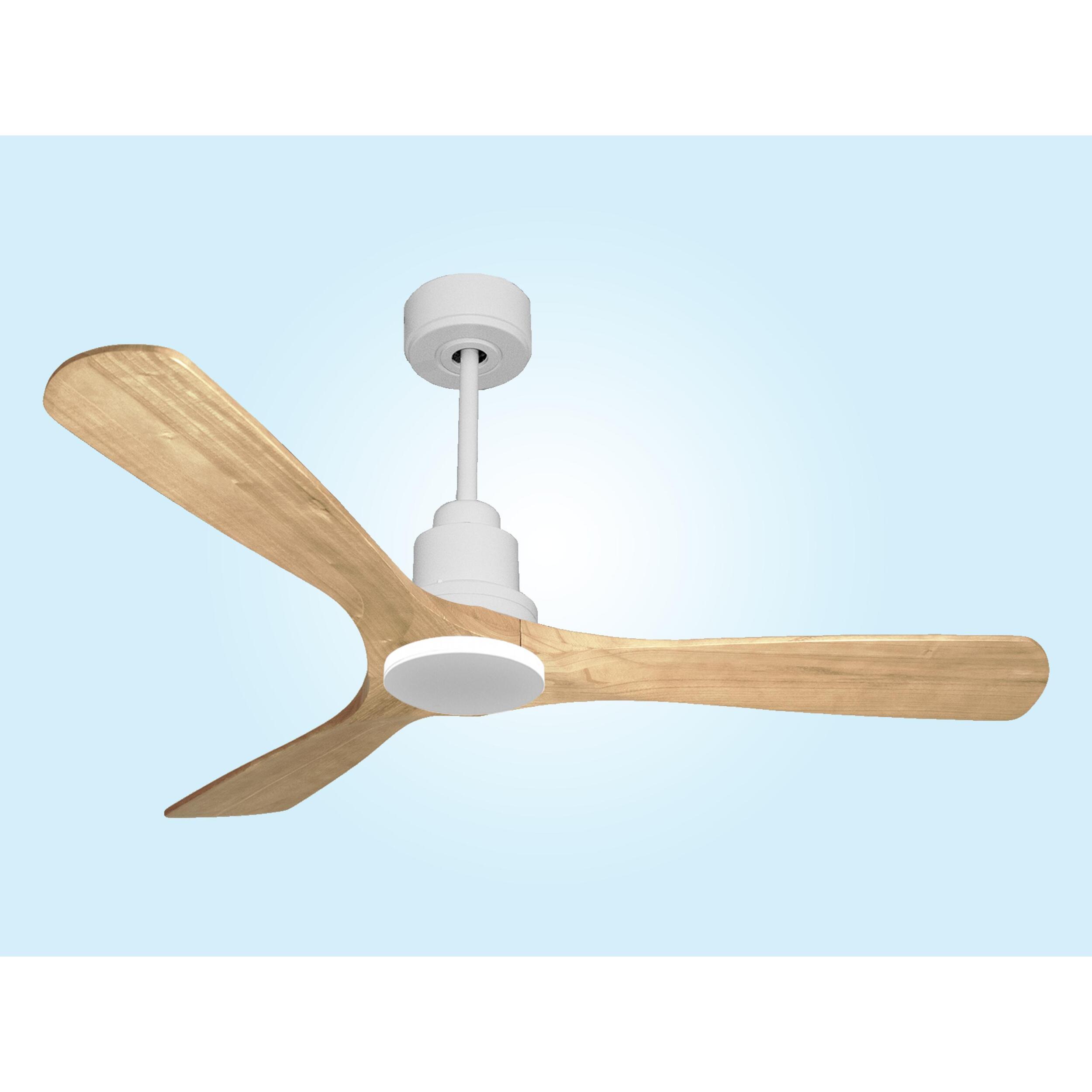 Ventilador de techo Reversible Termostato Wifi Motor DC Techos Inclinados Mando a Distancia Hypersilence Memoria ParosD132C0466716 PURLINE