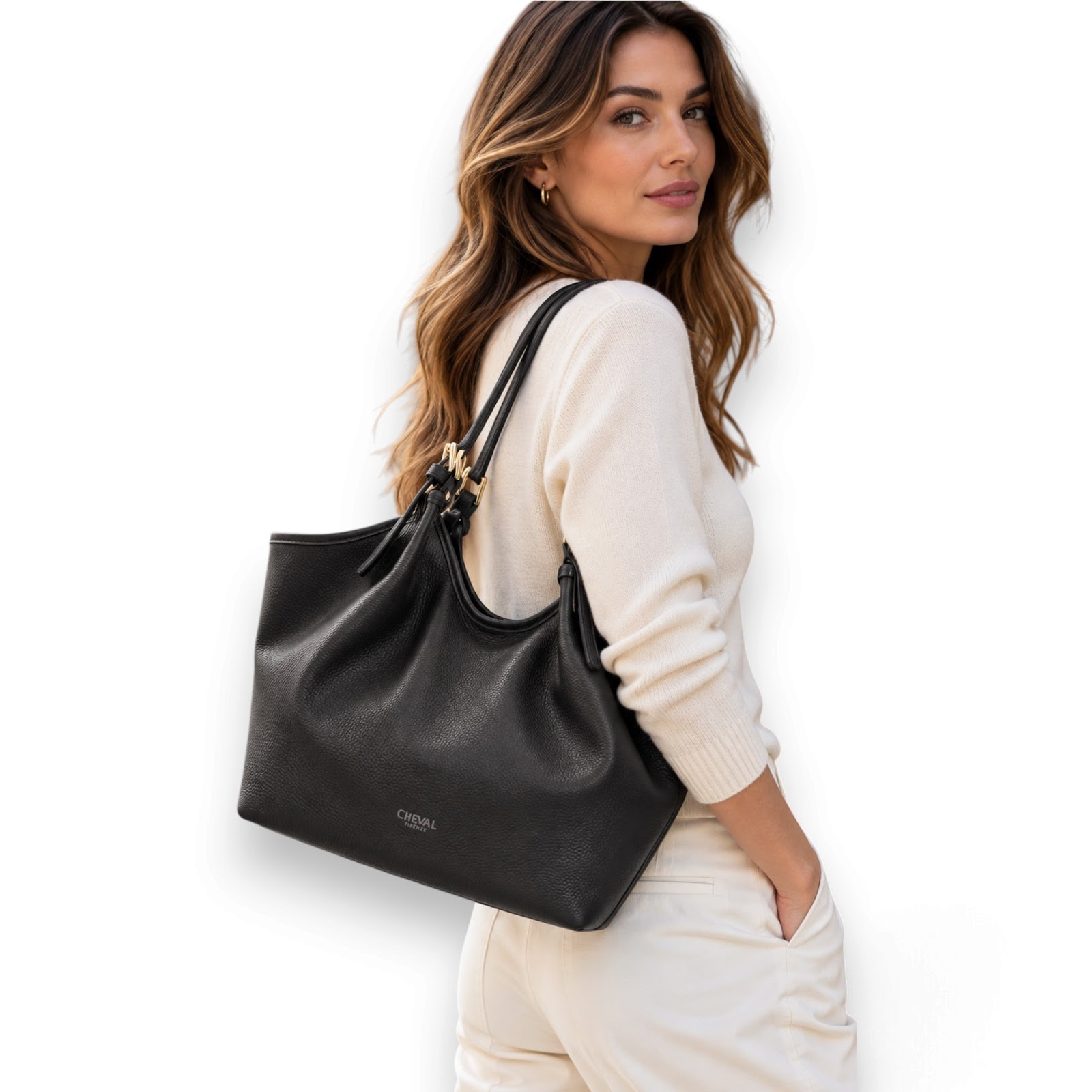 Borsa a Spalla Cheval Firenze Savanah A/S Nero