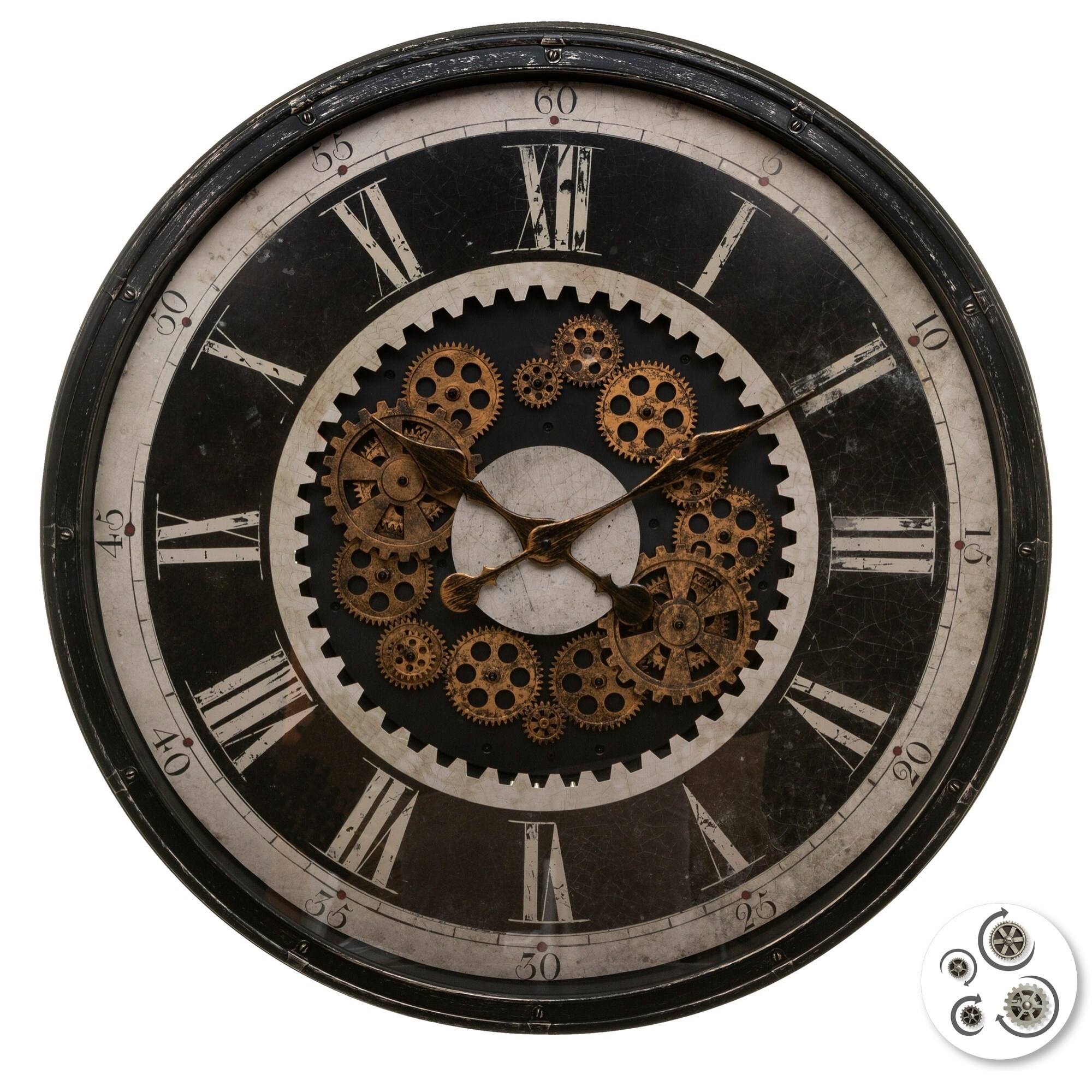 Reloj mecánico charly en plástico d76
