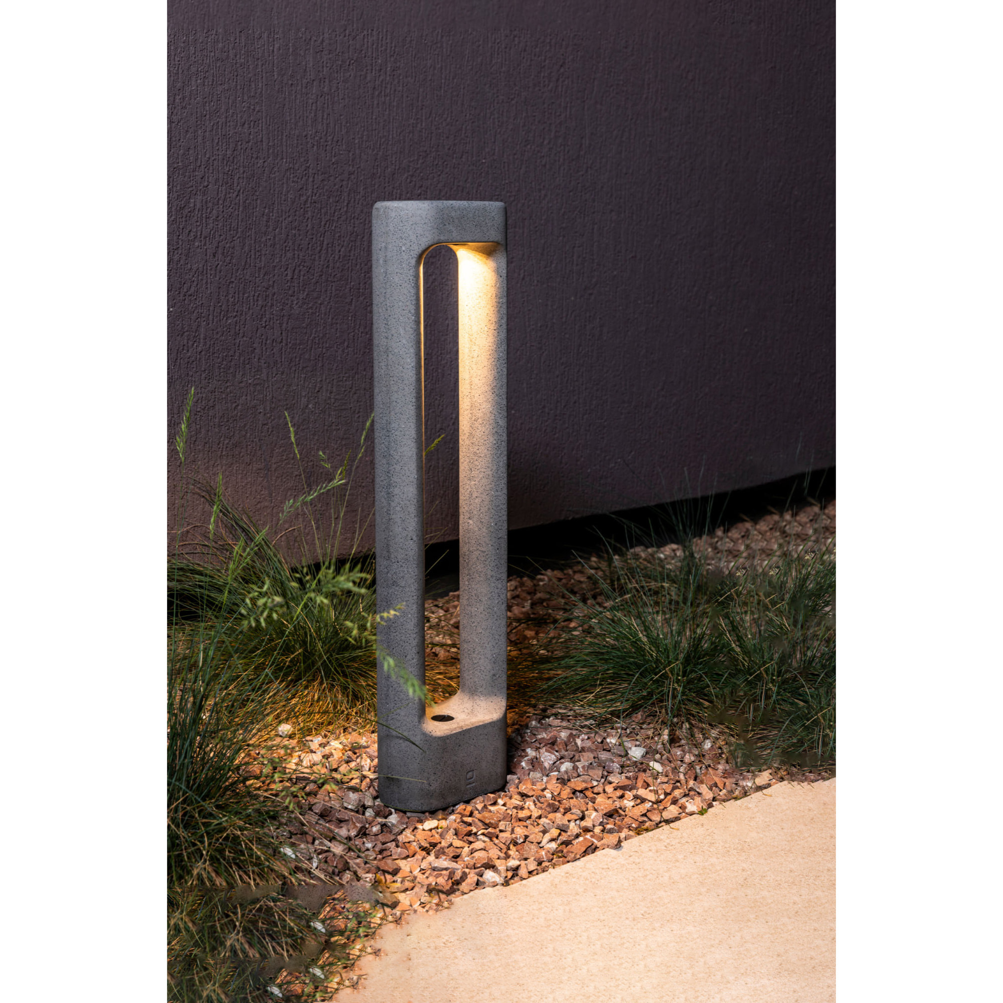 TOTEM 611 Lampada paletti muro grigio 2700K