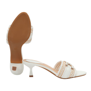 Sandali con accessorio - tacco 6,5 cm