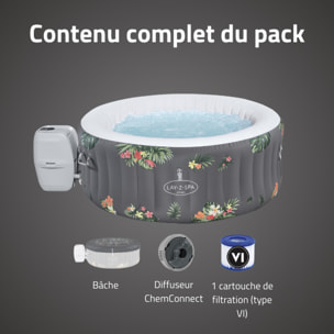 Bestway Spa gonflable rond Lay-Z-Spa Aruba AirJet 2-3 personnes