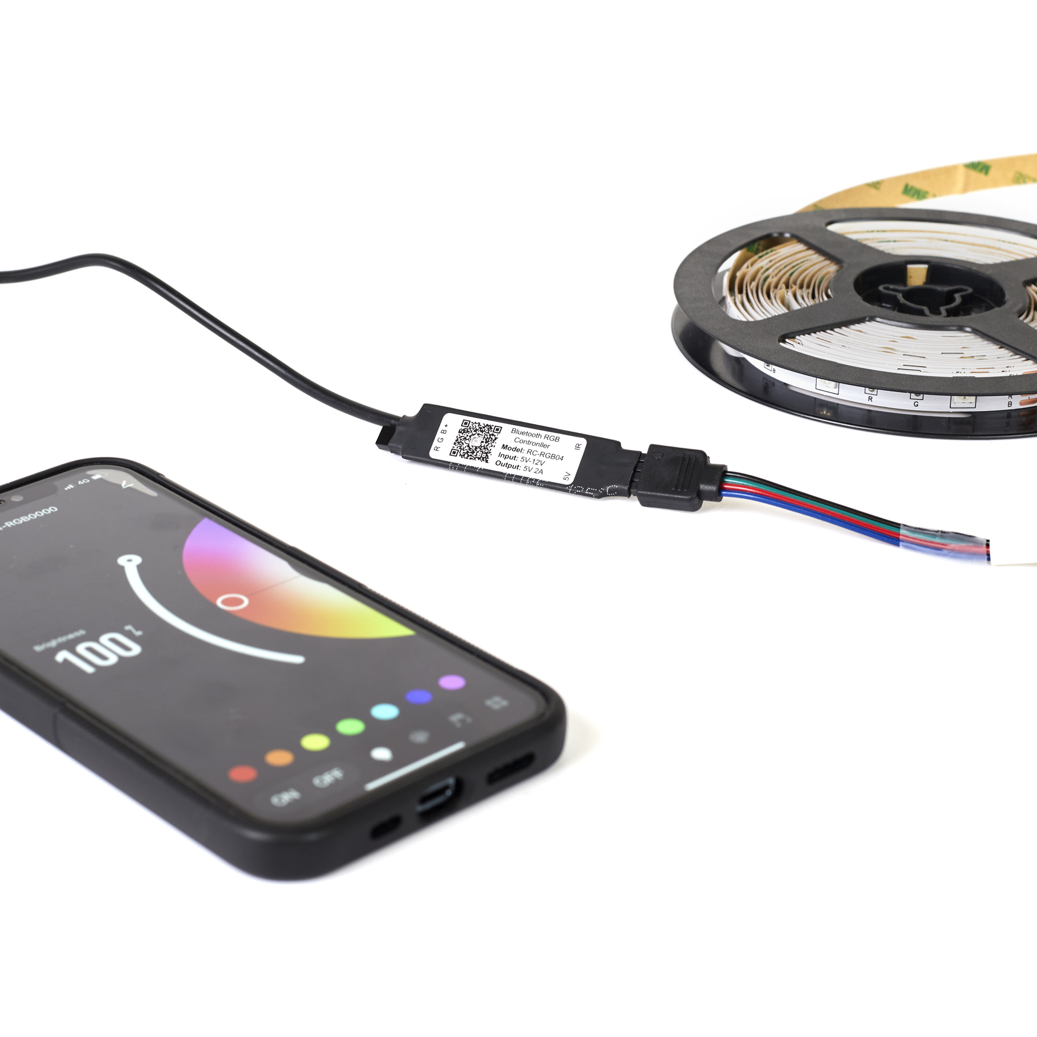 Ruban Rgb 30 Led 5m Connecte
