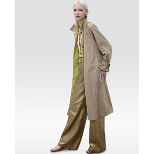 Trench reversibile in tessuto tecnico