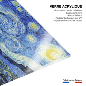 Tableau célèbre La Nuit Etoilée de Vincent Van Gogh Tableau plexiglas