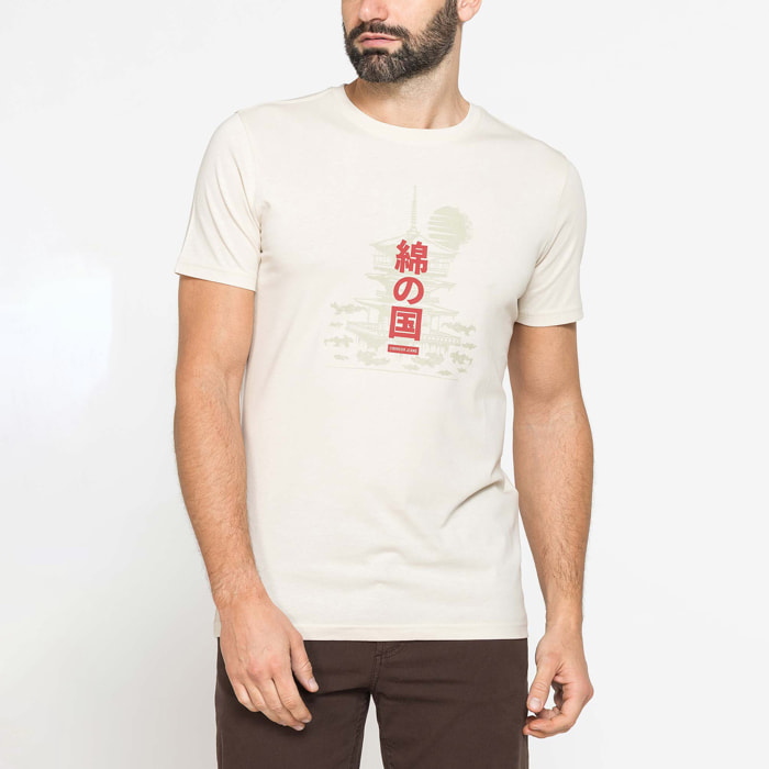 T-SHIRT GIROCOLLO DA UOMO CON STAMPE GRAFICHE