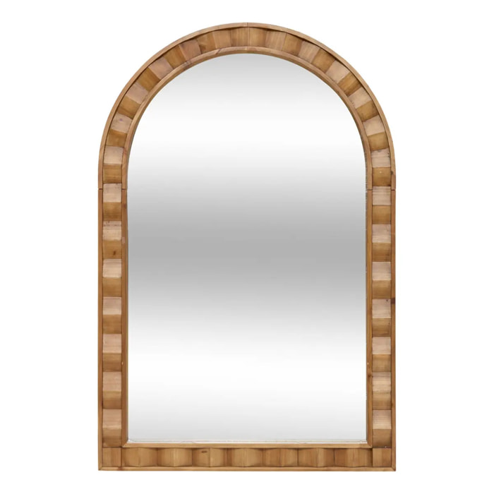 Miroir Lucas arche 71x106cm brun