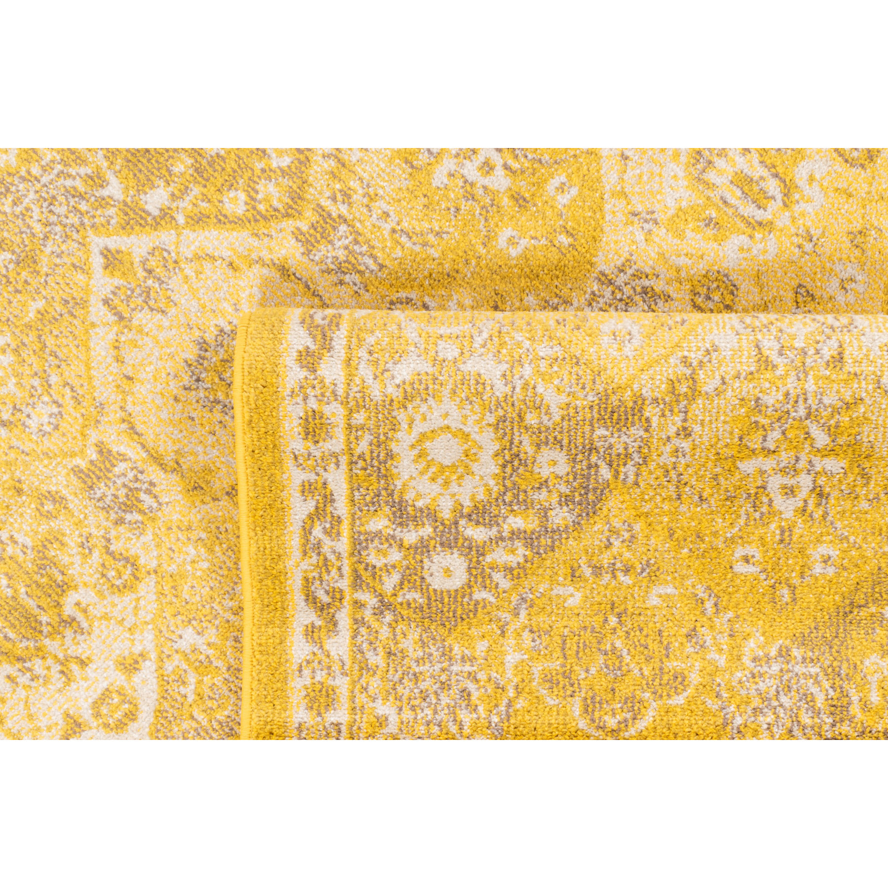 Anatolia - Tapis de salon vintage, jaune