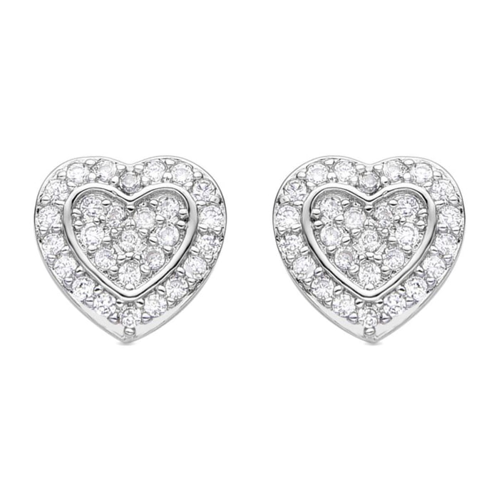 Pendientes Lux by Lux acabados plata