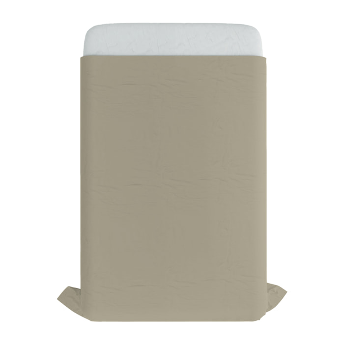 LENZUOLO SOPRA TINTA UNITA MAX COLOR, 100% COTONE - PIAZZA E MEZZA