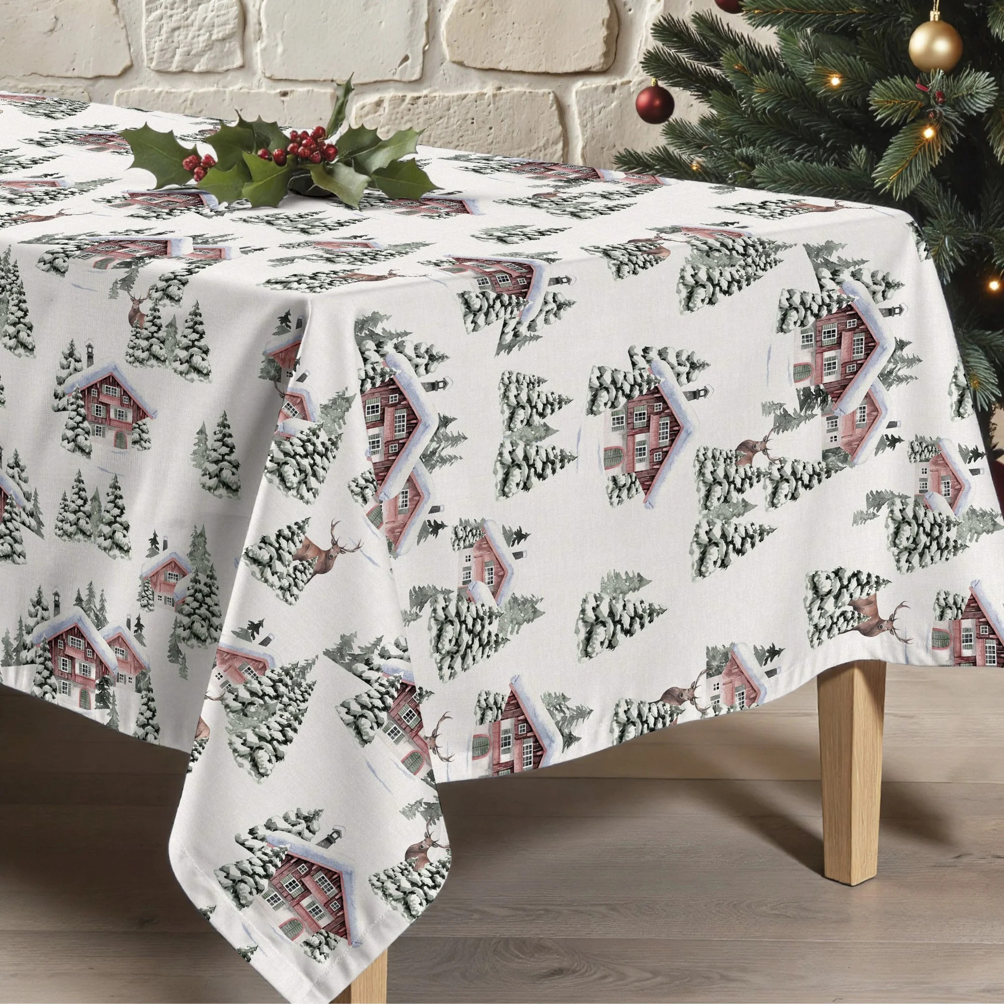 Nappe en résine Anti-tâches Bl Christmas 21