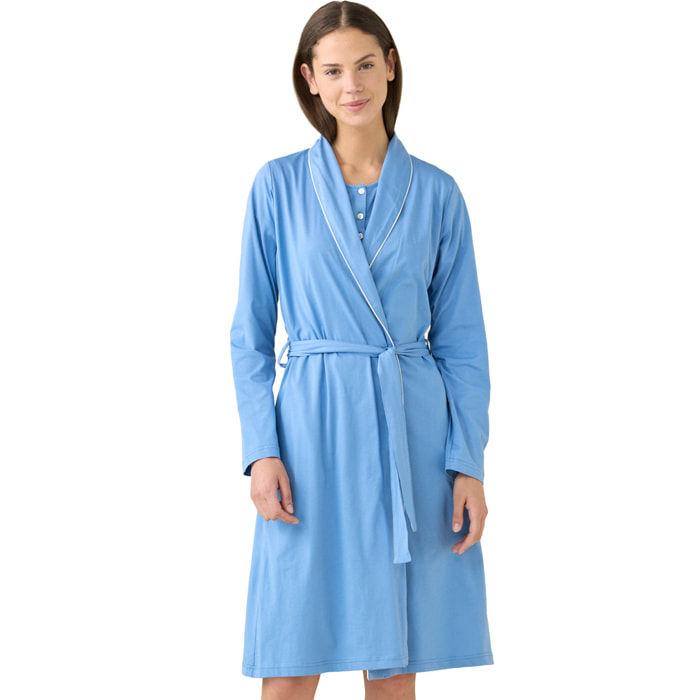 Vestaglia donna estiva in cotone articolo essential. Noidinotte