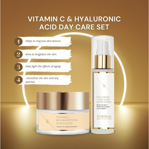 Hidratante iluminador con vitamina C Bio Brightening Moisturizer 50 ml + Sérum de colágeno y ácido hialurónico - 60 ml