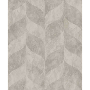Papier peint géométrique abstrait beige gris