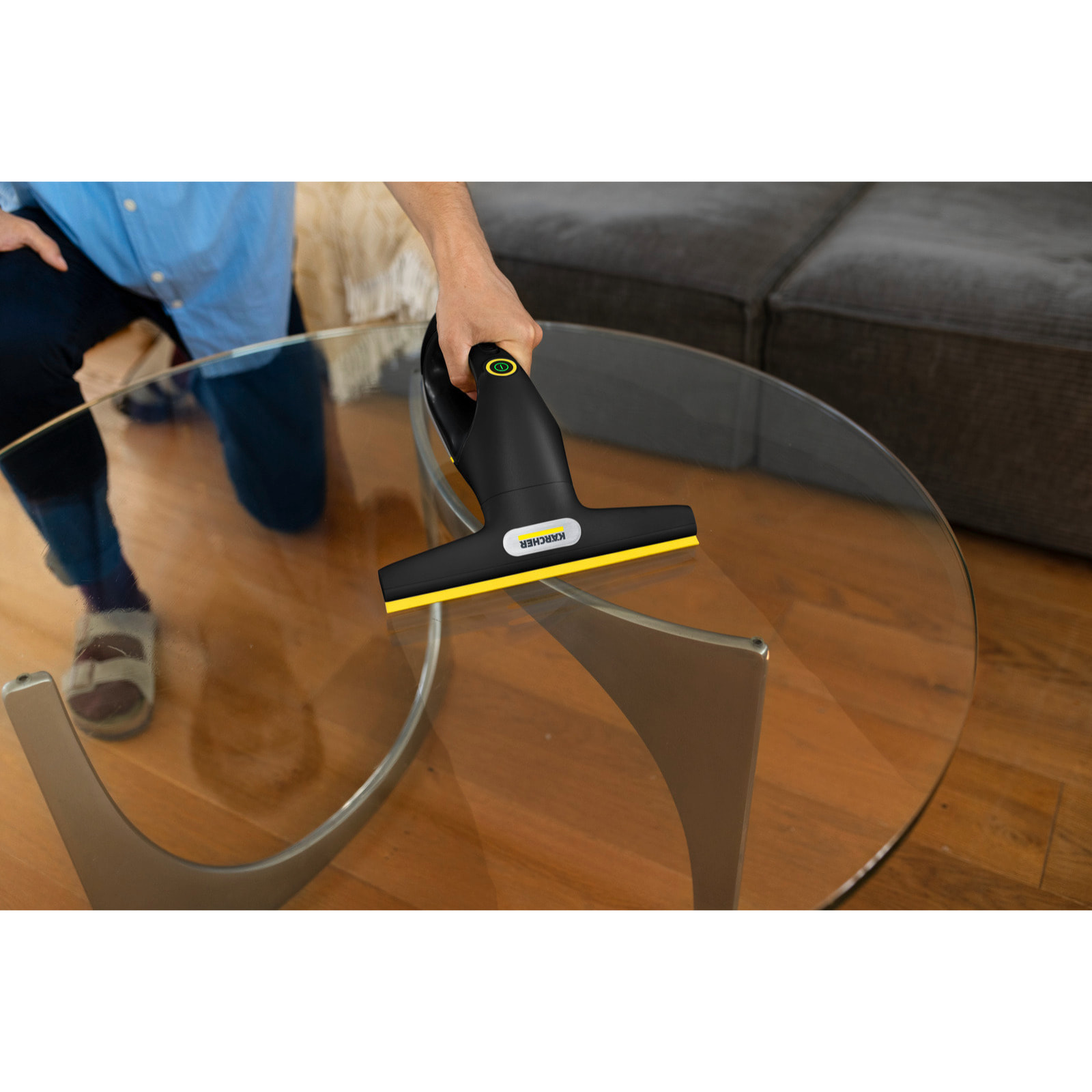 Nettoyeur de vitres Karcher WV 2 Universal Extra+ Black - autonomie 105m² - détergent 1l - chargeur USB-C