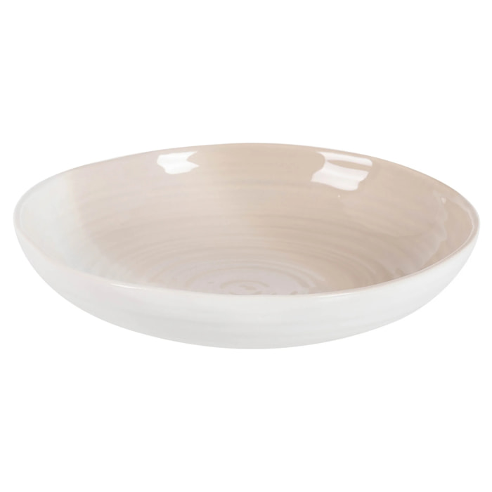 Centro Ceramica Beige 26x26x5 Cm