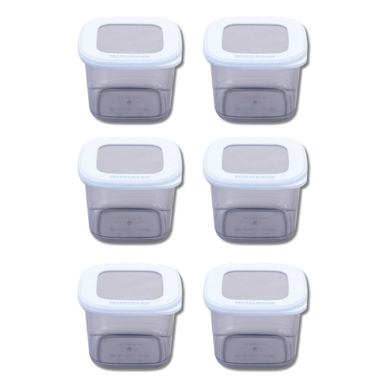 Lot de 6 Boîtes à Provisions 0,55 Litre Fackelmann Storage