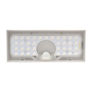 OMEGA Applique LED Solare da Muro 6W 900lm IP54 con Sensore_Nera