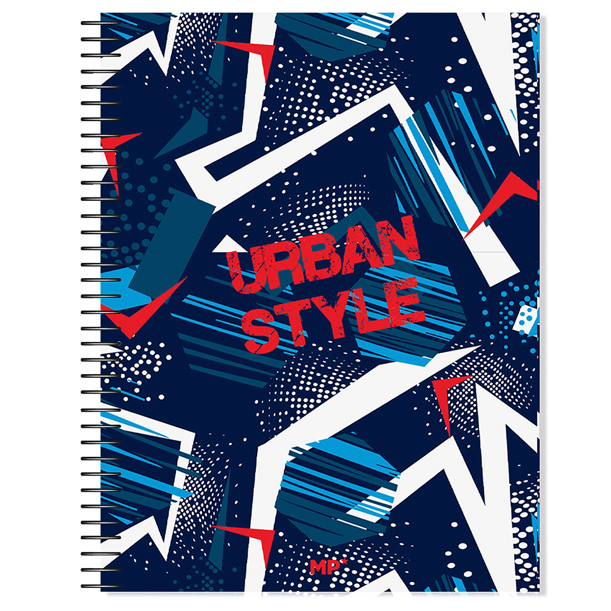 PACK 6 UNITA' QUADERNO RIGIDO A4 120 PAGINE RETE DESIGN URBAN STYLE