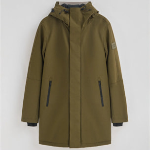 Chaqueta Voguel caqui oscuro con logo Polo Club