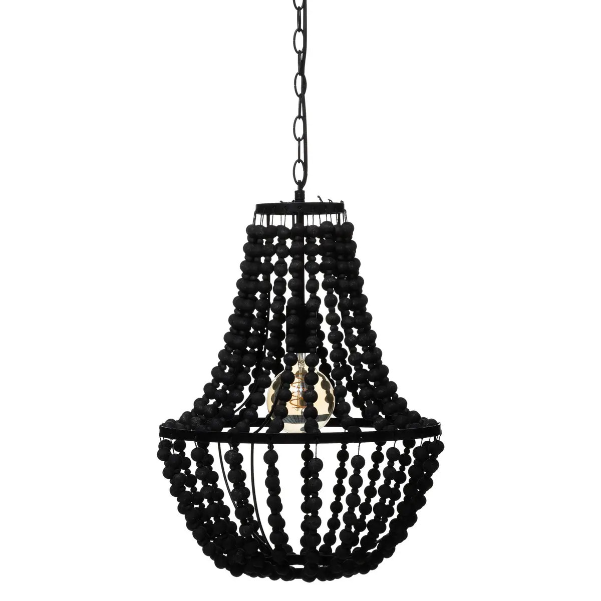 Suspension "Goya" noire H53 cm