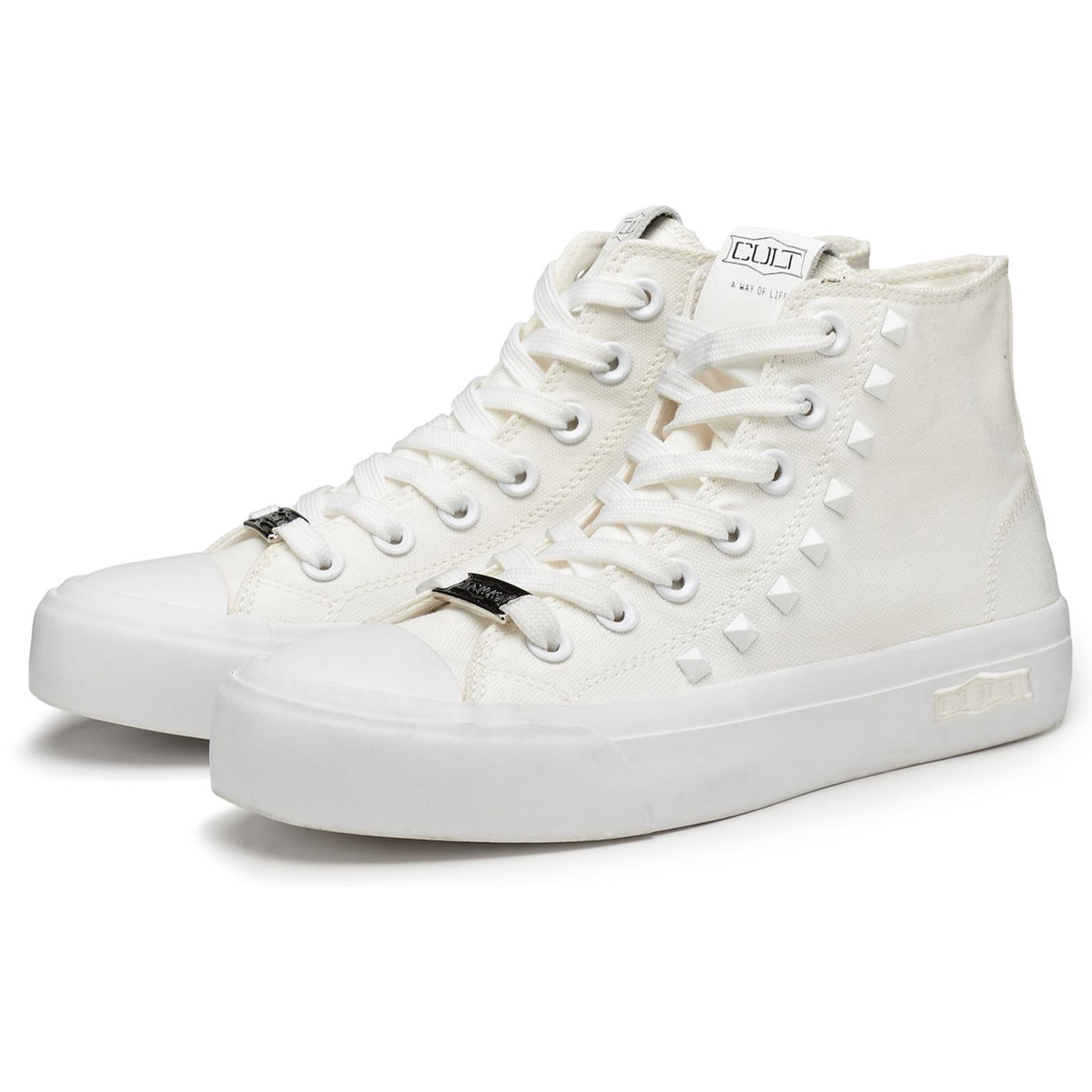 Sneakers Cult bianco in canvas