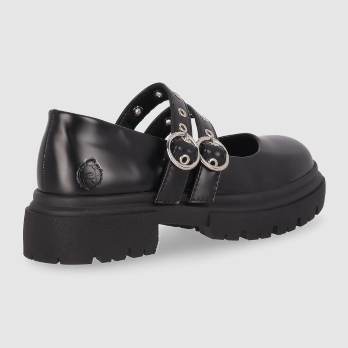 Zapatos - Negro/Pu - Tacón: Bajo