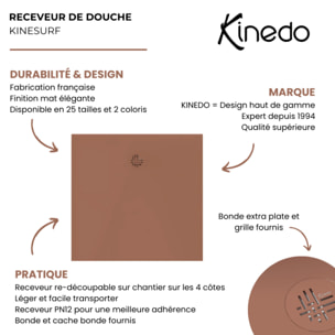 Receveur KINEDO Kinesurf Nova Terracotta mat