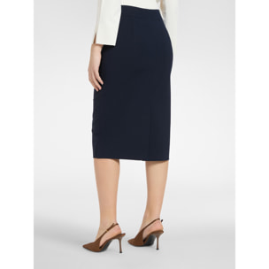 Elena Mirò - Falda longuette - Azul