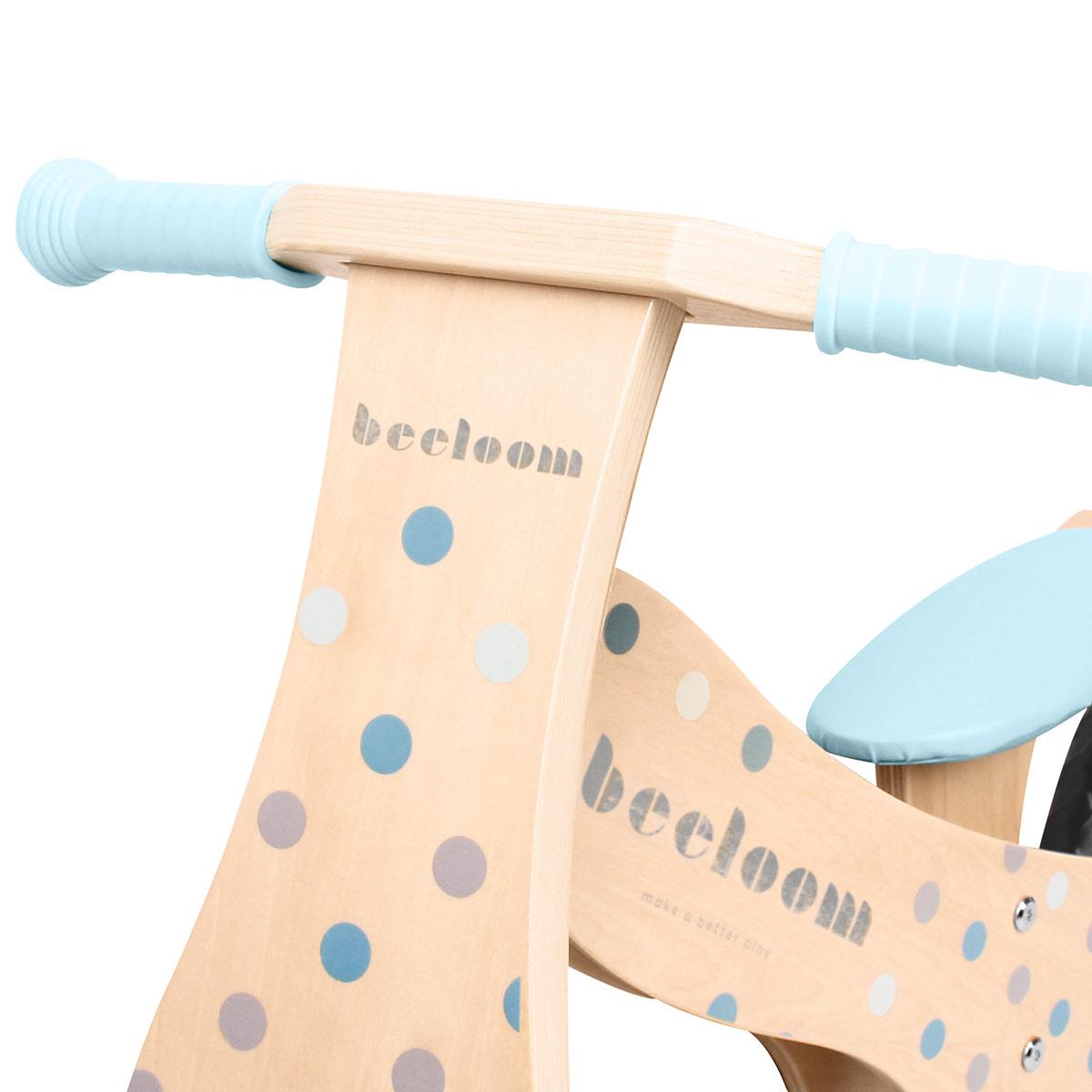 Bicicleta sin pedales BUBBLE BIKE bici infantil de madera diseño azul