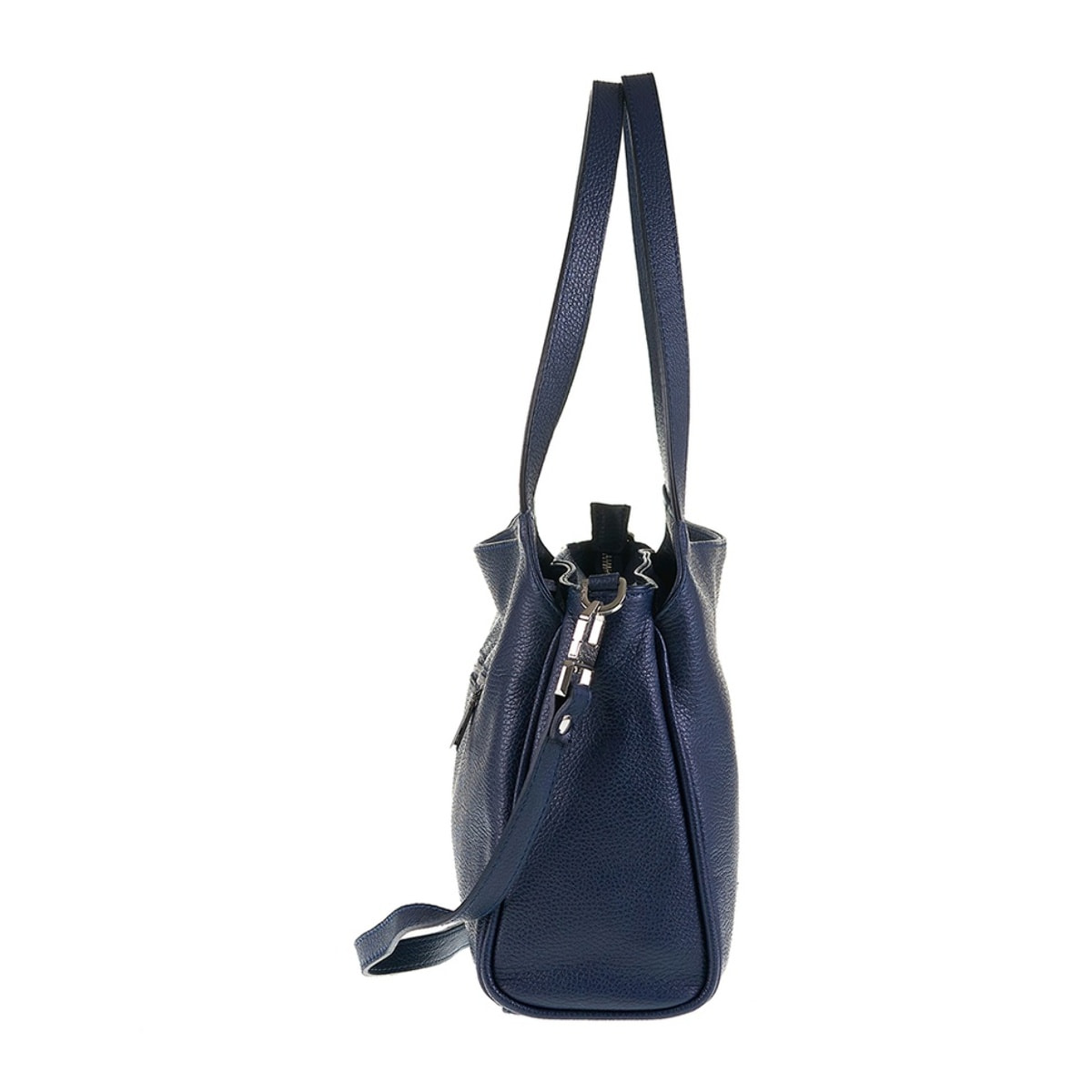Borsa a spalla da donna Made in Italy - Modello Celeste Chic - 100% pelle - 36.0 x 24.0 x 10.0 cm