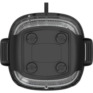 Friteuse sans huile DREAME Tasti™,Gris, 5 en 1, 2 récipients: 2,5L et 4,5L, 1500W