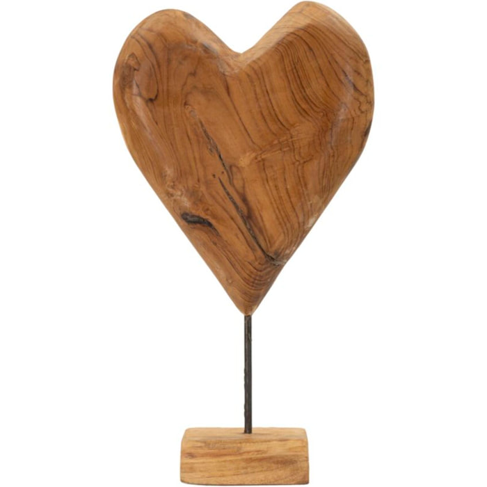 SCULTURA DOBU IN TEAK RICICLATO CM 25X12X45 (PEZZI UNICI - NON RIP. IN SERIE)