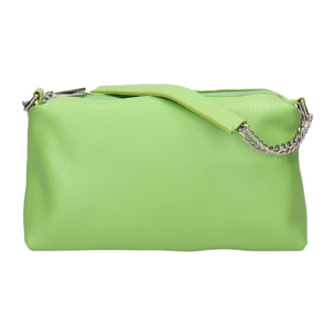 Borsa a spalla da donna In Vera pelle Made in Italy 26x14x9 cm